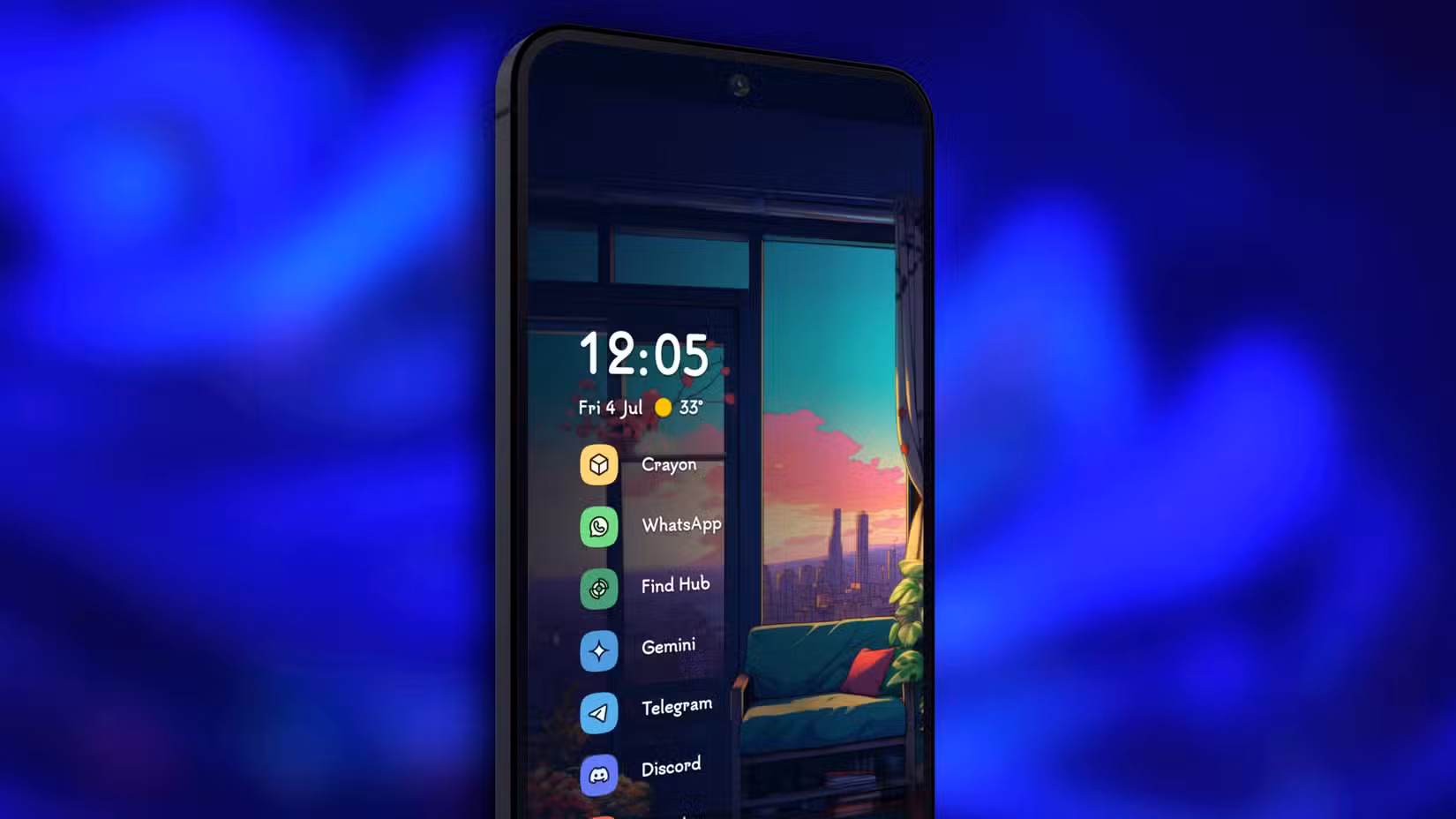 Πακέτο εικονιδίων Bright του Niagara Launcher.