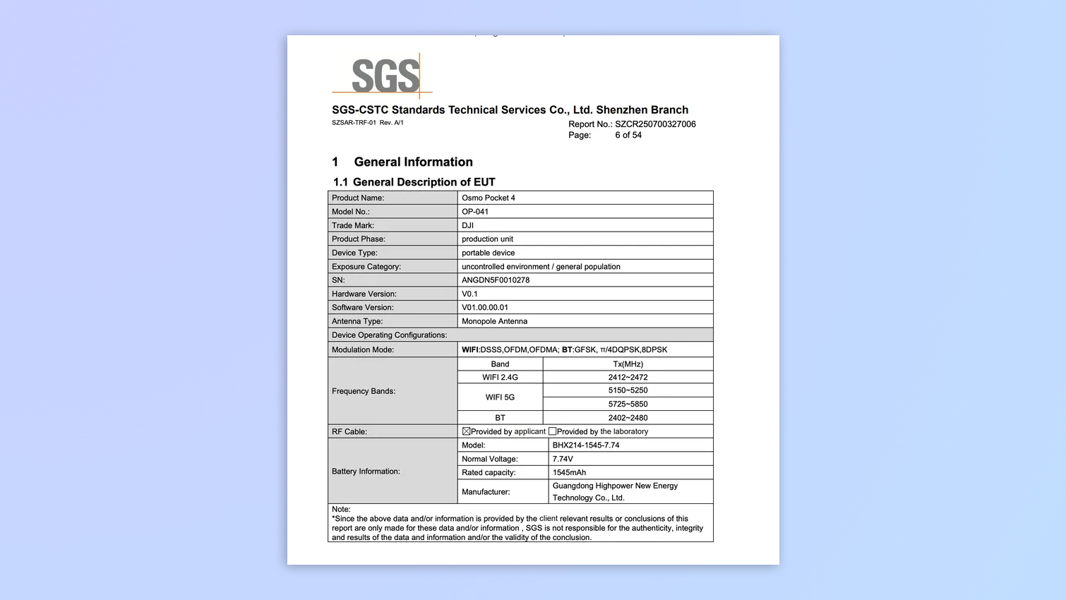 «Ανατρεπτική διαρροή αποκαλύπτει το DJI Osmo Pocket 4 - Δες τα νέα χαρακτηριστικά και την ημερομηνία κυκλοφορίας!» Έγγραφα FCC που δείχνουν πληροφορίες για το DJI Osmo Pocket 4