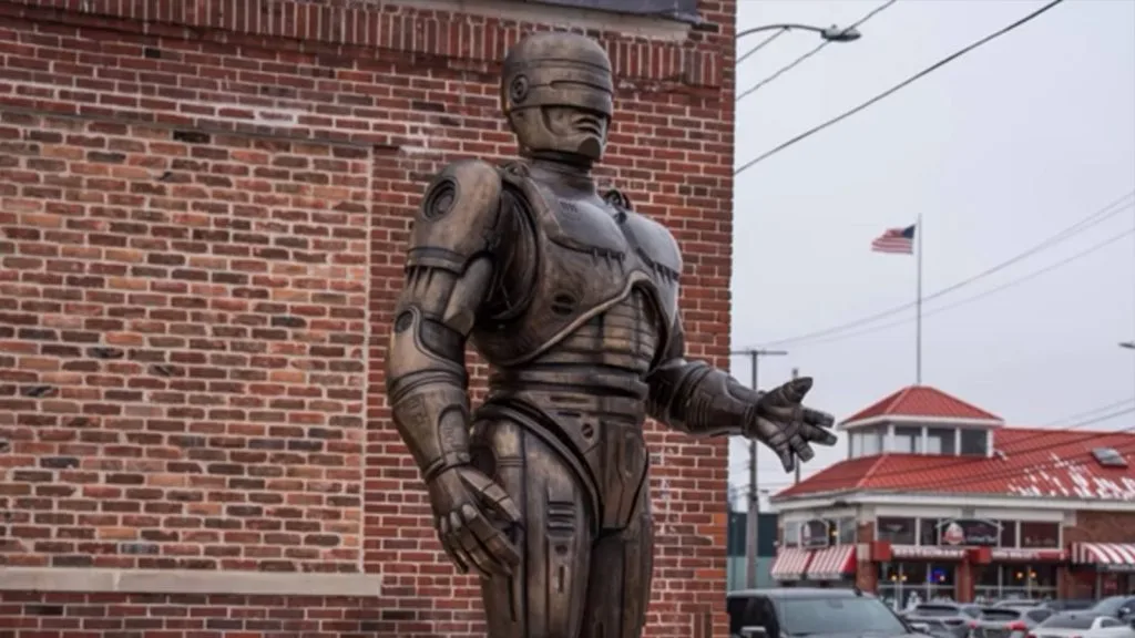 «Σοκ και Δέος: Το Ντιτρόιτ Αποκαλύπτει Επιβλητικό Άγαλμα του RoboCop – Η Νέα Αυθεντία της Πόλης!» «Σοκ και Δέος: Το Ντιτρόιτ Αποκαλύπτει Επιβλητικό Άγαλμα του RoboCop – Η Νέα Αυθεντία της Πόλης!»