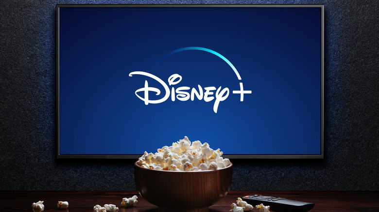 Λογότυπο Disney+ σε τηλεόραση