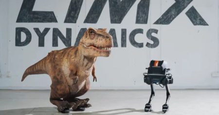 «Απίστευτο! Ο T-Rex επιστρέφει ως ρομπότ – Δείτε το εντυπωσιακό βίντεο!» «Απίστευτο! Ο T-Rex επιστρέφει ως ρομπότ – Δείτε το εντυπωσιακό βίντεο!»