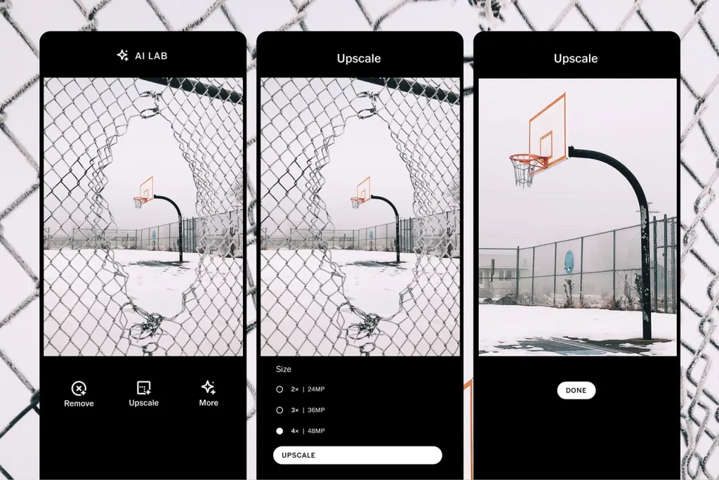 Το VSCO AI Lab μπορεί τώρα να αναβαθμίσει τις εικόνες έως και 4 φορές Το VSCO AI Lab μπορεί τώρα να αναβαθμίσει τις εικόνες έως και 4 φορές