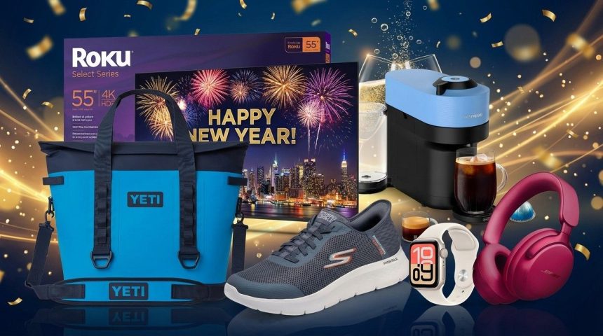 Ανακαλύψτε τις 55 Απίθανες Εκπτώσεις της Πρωτοχρονιάς — Γιορτάστε το 2026 με Τρελές Προσφορές σε Τηλεοράσεις, Ρούχα, Γυμναστήριο και Πολλά Άλλα!