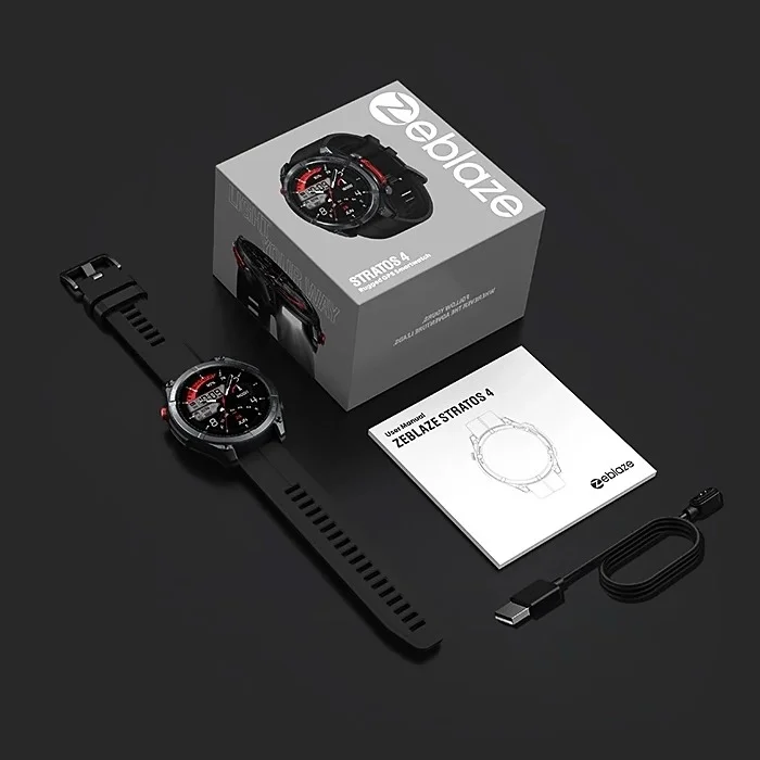Ανακαλύψτε το Zeblaze Stratos 4: Το απόλυτο smartwatch για περιπέτειες στη φύση με μόλις 43,1€!