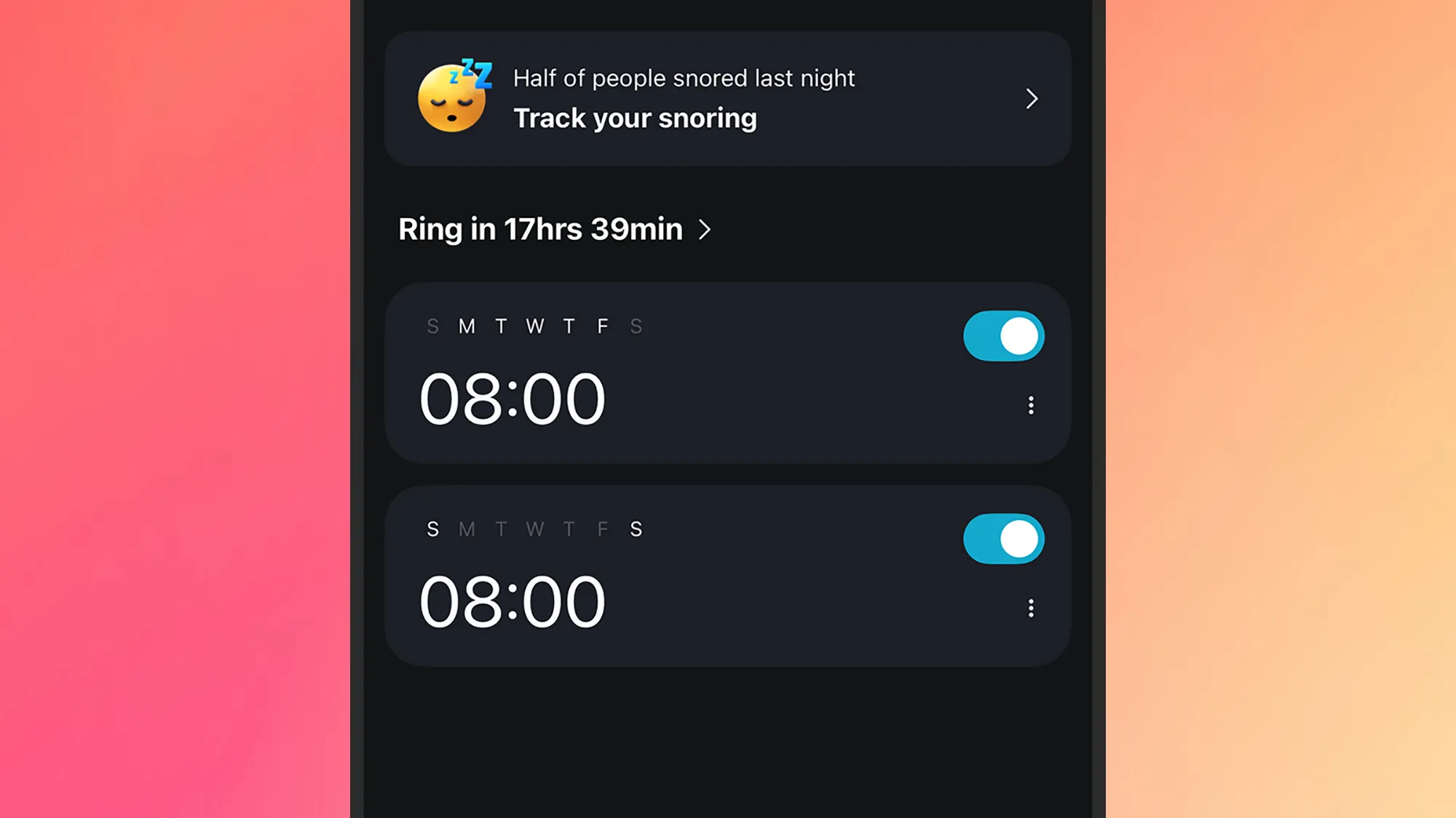 στιγμιότυπο οθόνης του alarmy