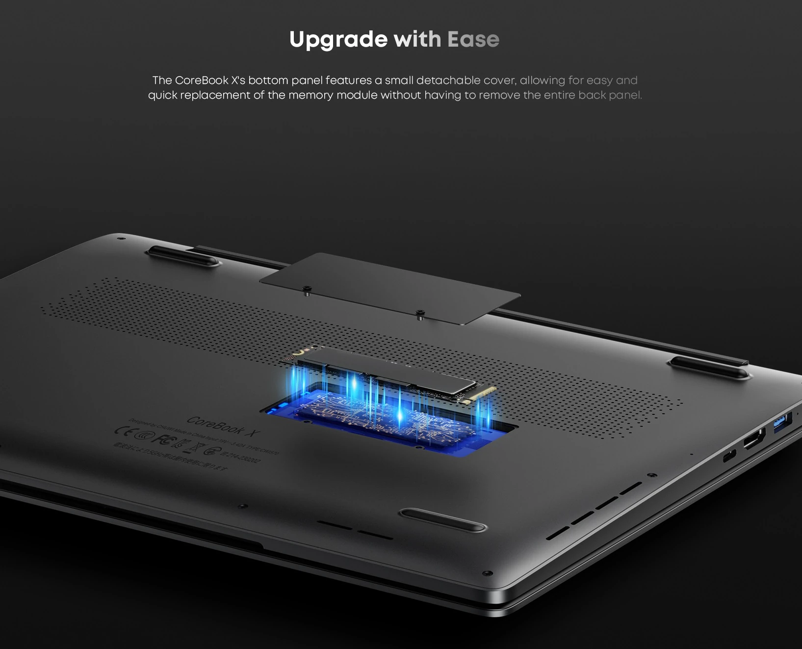 Ανακαλύψτε το Chuwi Corebook X: Intel Core i3-1220P, 16GB RAM, 512GB SSD και Windows 11 στα μόλις 376,5€! Μην το χάσετε! Chuwi Corebook X Specifications