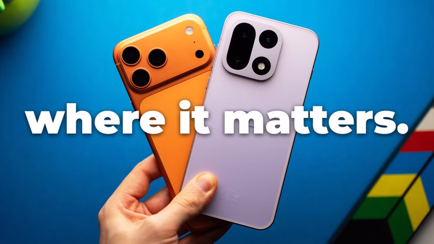 Το OnePlus 15 έναντι του iPhone 17 Pro Max δείχνει την ΠΡΑΓΜΑΤΙΚΗ διαφορά. [Video]