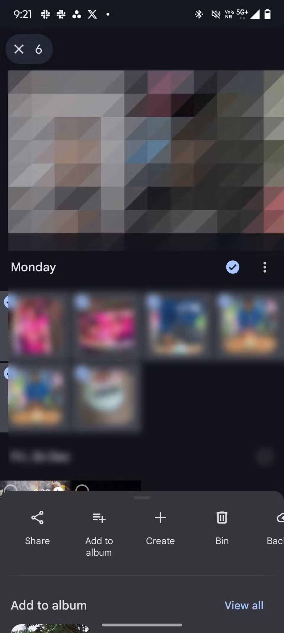 Στιγμιότυπο οθόνης που δείχνει φωτογραφίες Google
