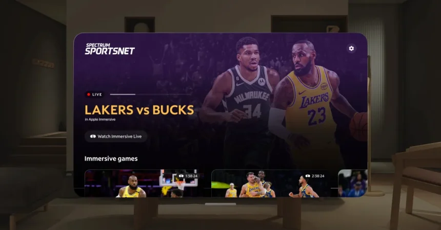 Πώς να παρακολουθήσετε αγώνες NBA των Lakers στο Apple Immersive στο Apple Vision Pro