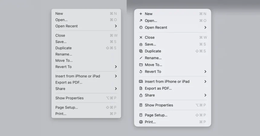 Τα εικονίδια macOS Tahoe κάνουν αυτό που η Apple είπε ότι οι σχεδιαστές δεν πρέπει ποτέ να κάνουν