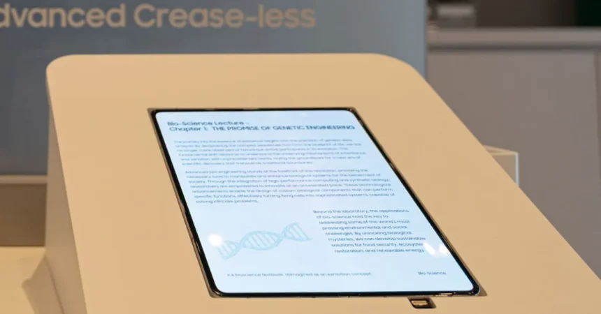 Αυτή είναι πιθανώς η οθόνη του iPhone Fold και φαίνεται καταπληκτική