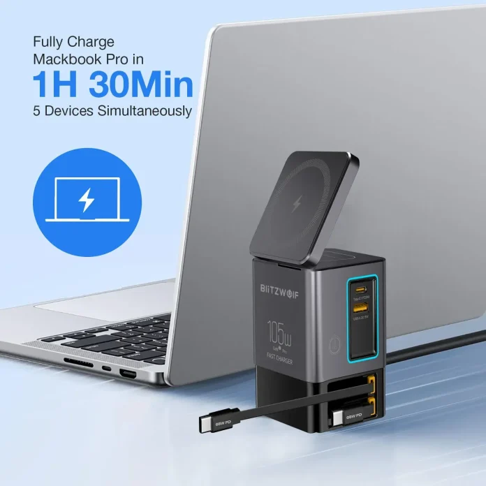Ανακαλύψτε τον Blitzwolf BW-i116: Ο Φορτιστής GaN 5 Θυρών που Θα Αλλάξει Για Πάντα τον Τρόπο που Φορτίζετε το iPhone, Samsung, MacBook & Άλλα!