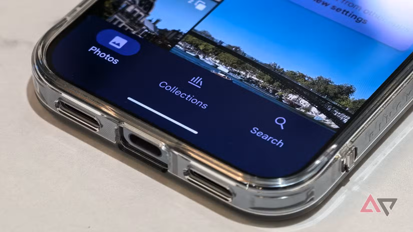 Καρτέλες στην εφαρμογή Φωτογραφίες Google