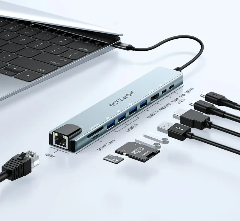 Απίστευτο! BlitzWolf BW-NEW TH5: Το 10 σε 1 hub που τα έχει όλα και κοστίζει ΜΟΛΙΣ 11,5€! Μην το χάσεις!