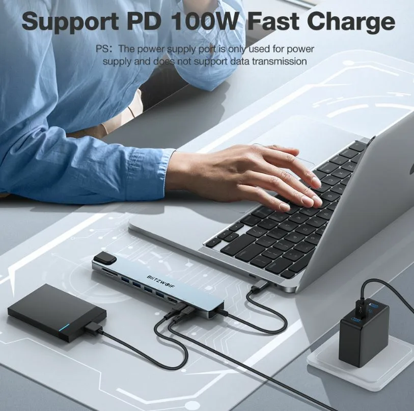 Απίστευτο! BlitzWolf BW-NEW TH5: Το 10 σε 1 hub που τα έχει όλα και κοστίζει ΜΟΛΙΣ 11,5€! Μην το χάσεις!