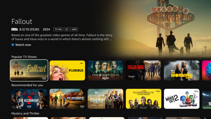 Η Amazon ανανεώνει το Fire TV, λανσάρει τις δικές της τηλεοράσεις «Artline» με καρέ στο CES