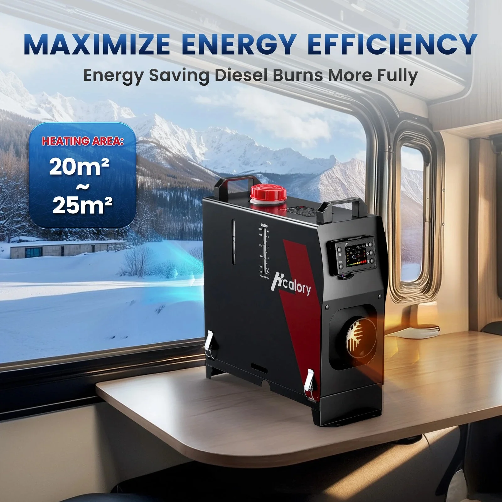HCALORY HBS1S: Η «μαγική» βαλίτσα που προσφέρει καυτό 8KW ζέστη και βγάζει... φωτιές! 🔥 HCALORY HBS1S