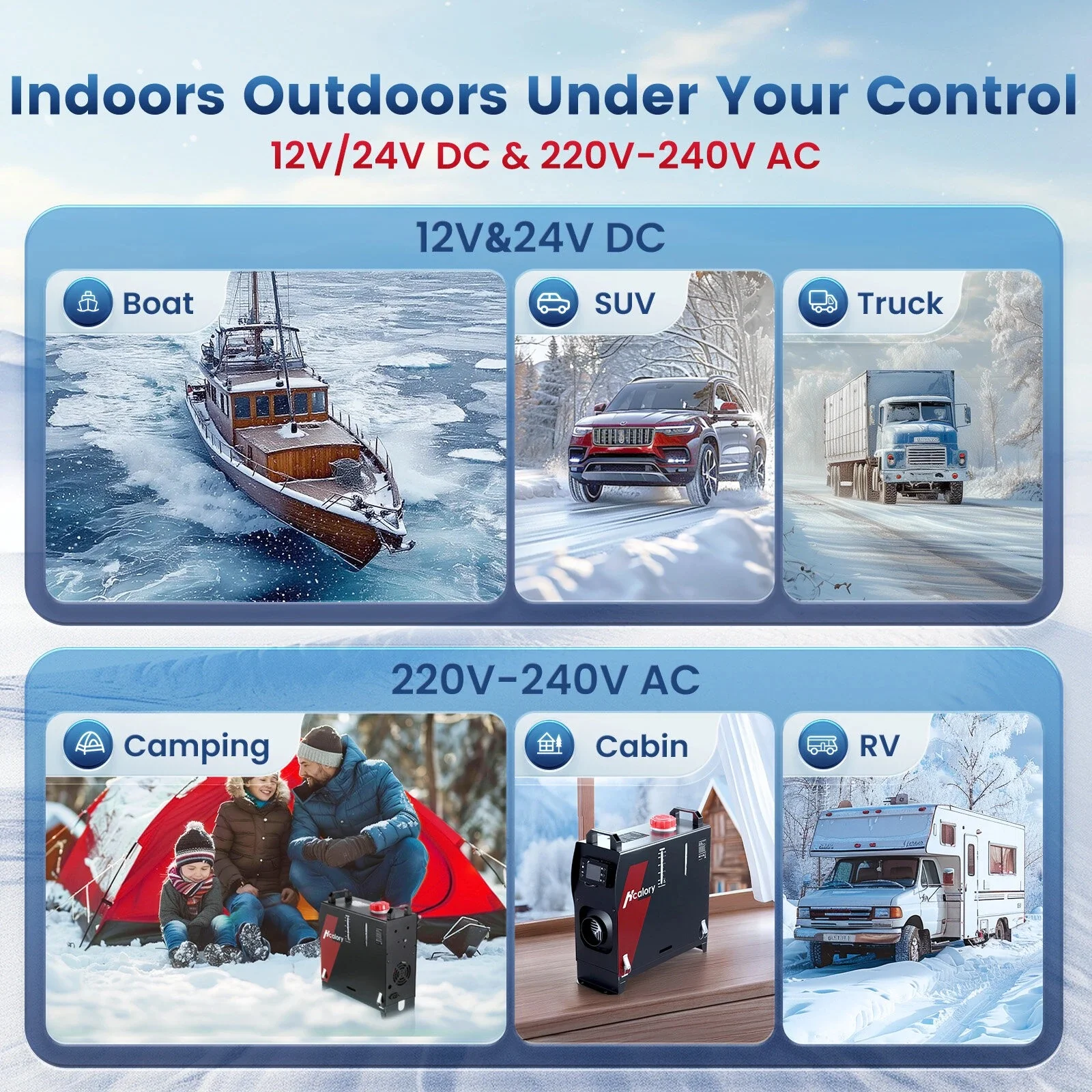 HCALORY HBS1S: Η «μαγική» βαλίτσα που προσφέρει καυτό 8KW ζέστη και βγάζει... φωτιές! 🔥 HCALORY HBS1S with Features