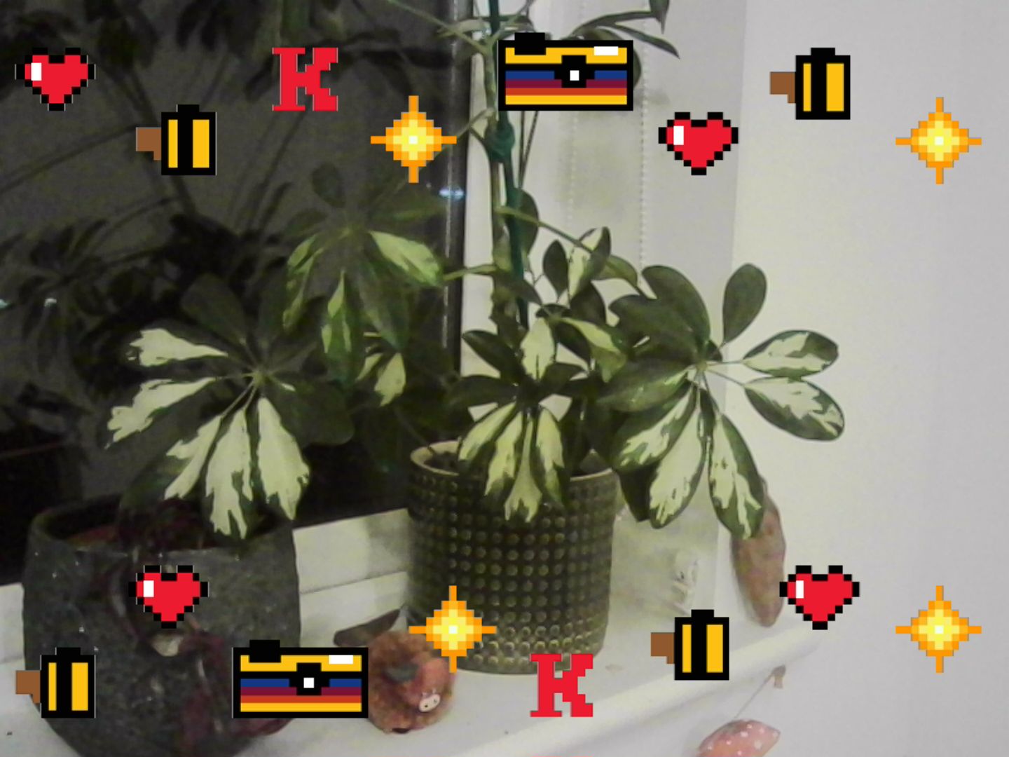 Μια φωτογραφία τραβηγμένη σε μια κάμερα με μπρελόκ της Kodak Charmera