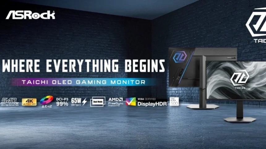 Οι νέες οθόνες της ASRock χρησιμοποιούν τη νέα τεχνολογία QD-OLED της Samsung