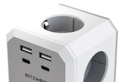 [#Επαναστατικό! 💥] BlitzWolf BW-EC2: Το Πολύπριζο-Κύβος που ΘΑ ΣΩΣΕΙ το Χάος των Καλωδίων σου! ⚡️