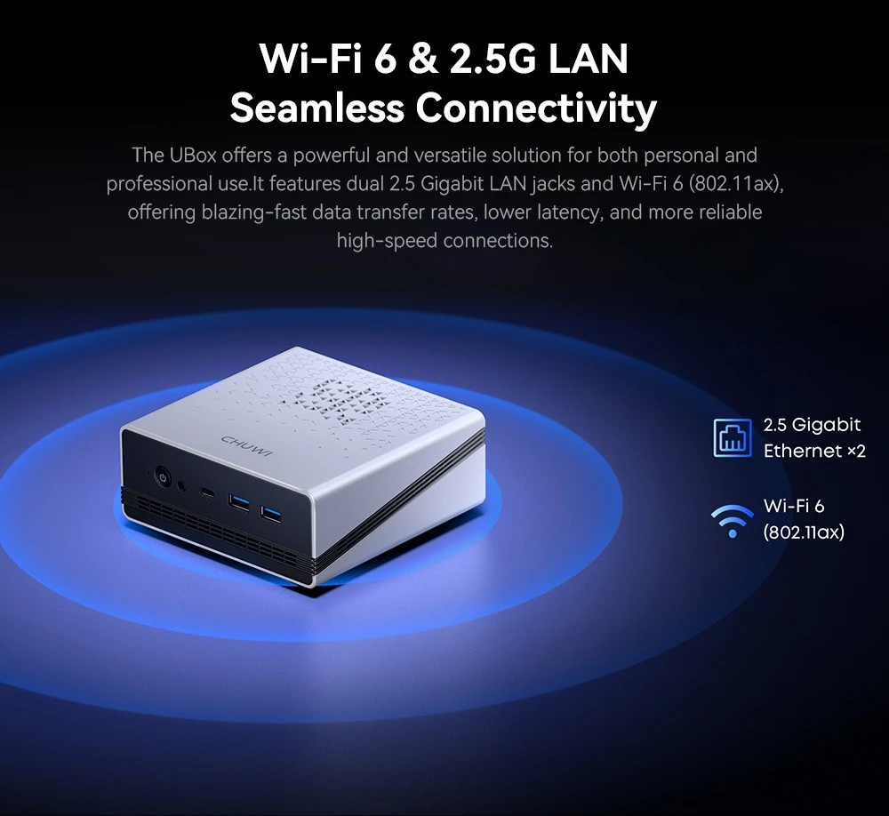 Ανακαλύψτε το CHUWI UBox: Ο Απόλυτος Φορητός Υπολογιστής με Ryzen 5, 16GB RAM και Διπλό 2.5G Ethernet!