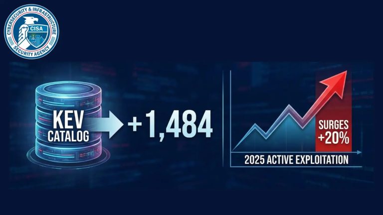 CISA Expands KEV Catalog with 1,484 New Vulnerabilities as Active Exploitation Surges 20% in 2025