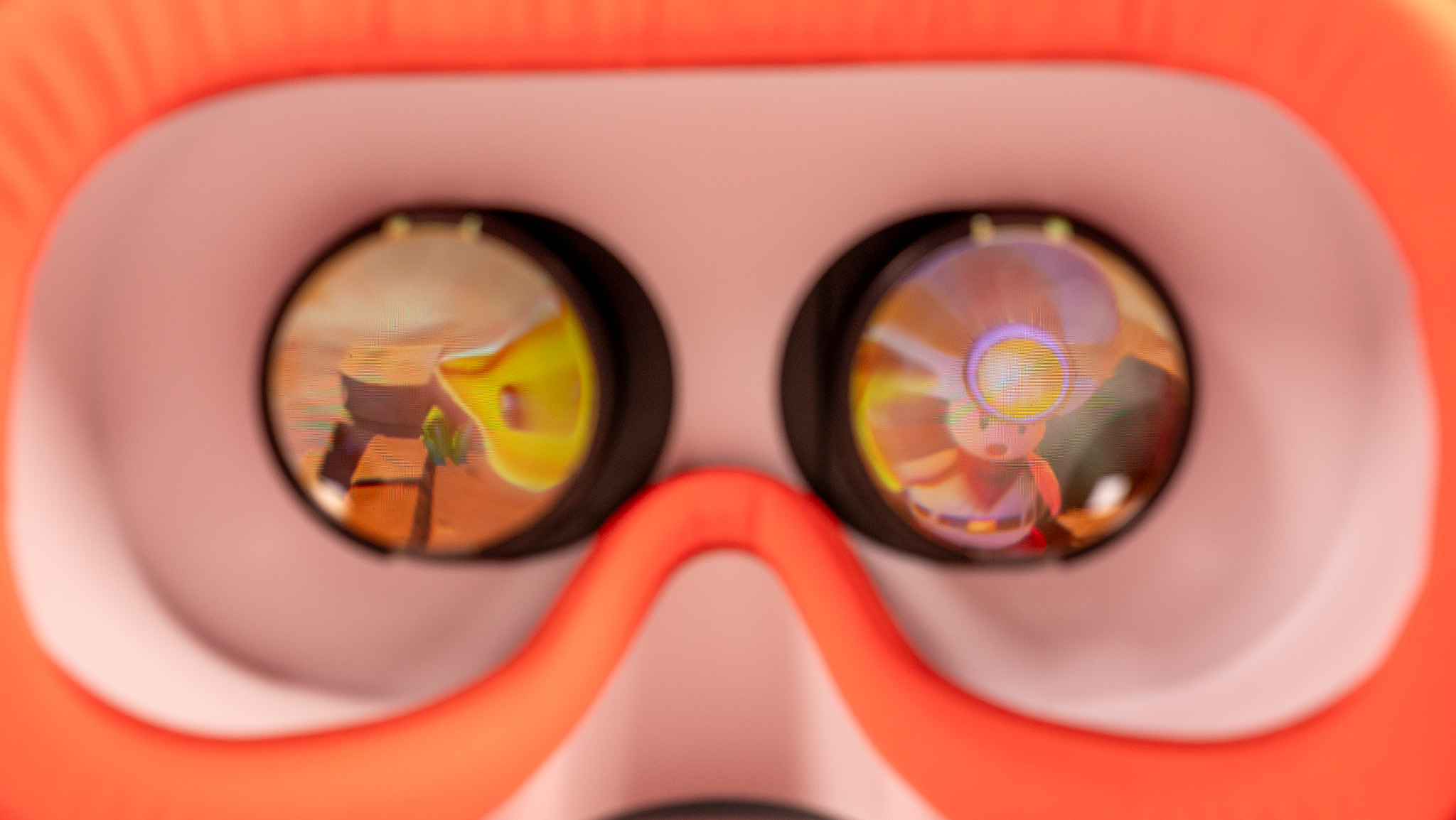 Τα ακουστικά STARTRC VR με Nintendo Switch 2 που τρέχει το Captain Toad Treasure Tracker σε λειτουργία VR