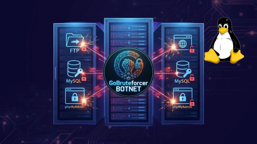 GoBruteforcer Botnet brute-forces κωδικούς πρόσβασης για FTP, MySQL και phpMyAdmin σε διακομιστές Linux