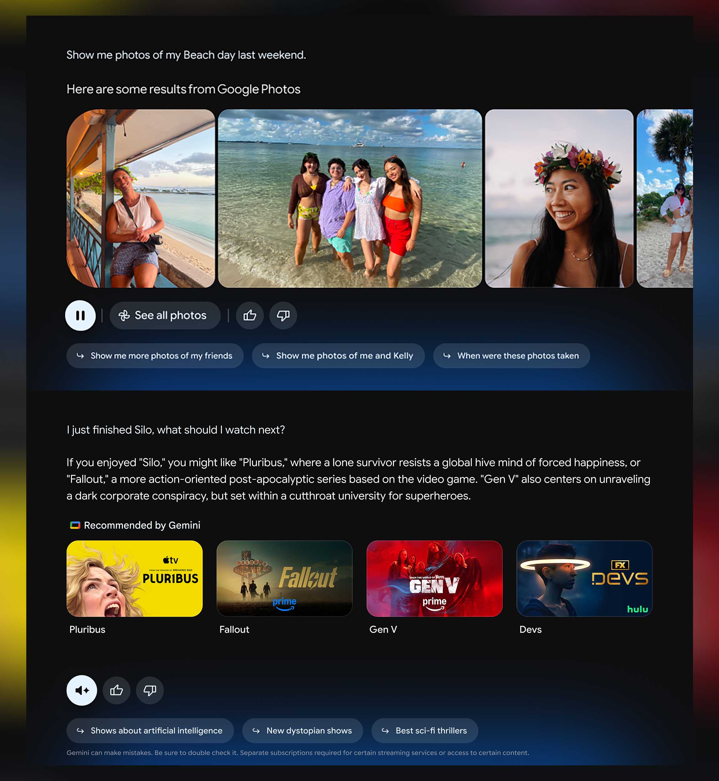 Το Google TV απελευθερώνει 4 γλυκές νέες δυνατότητες που υποστηρίζονται από Gemini Google TV Gemini - CES 2026