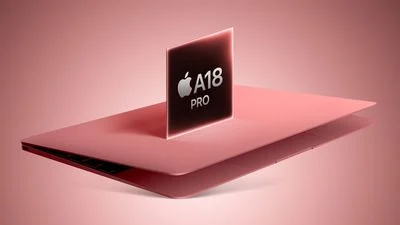 Χαμηλού κόστους A18 Pro MacBook Feature Pink