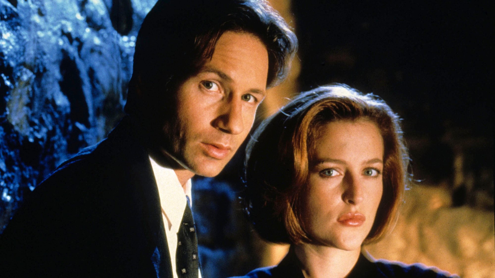 Ο David Duchovny και η Gillian Anderson στο The X-Files