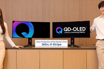 Το νέο πάνελ QD-OLED της Samsung για οθόνες είναι πιο φωτεινό και έχει πιο ευκρινές κείμενο