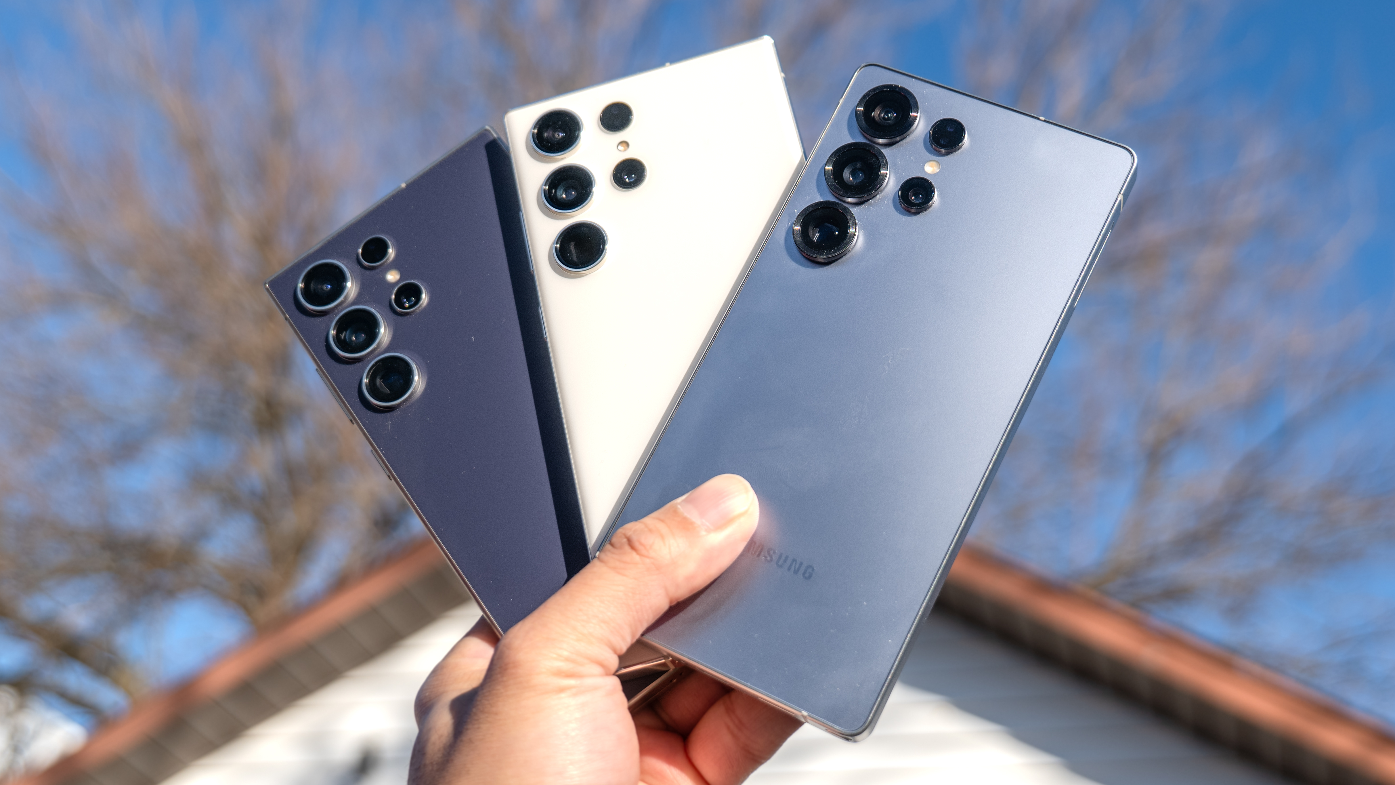 Best Samsung phones held in the hand.