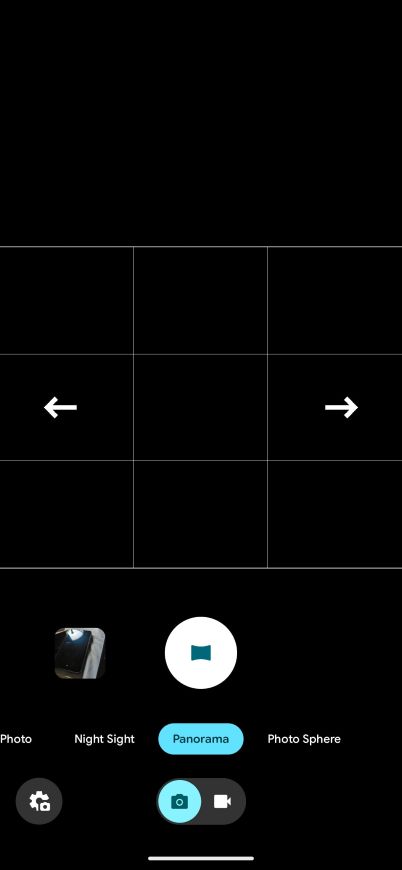 Λειτουργία πανοράματος στην κάμερα του Pixel 7