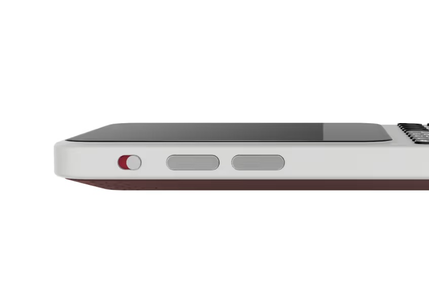 Κάντε κλικ στα φυσικά πλαϊνά κουμπιά του Communicator