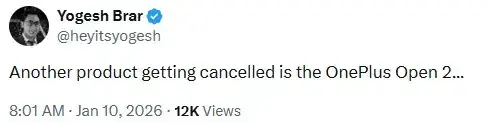 OnePlus Open 2: Η Μεγάλη Ακύρωση που Σοκάρει τους Φαν των Foldables! Δείτε τι Συνέβη!