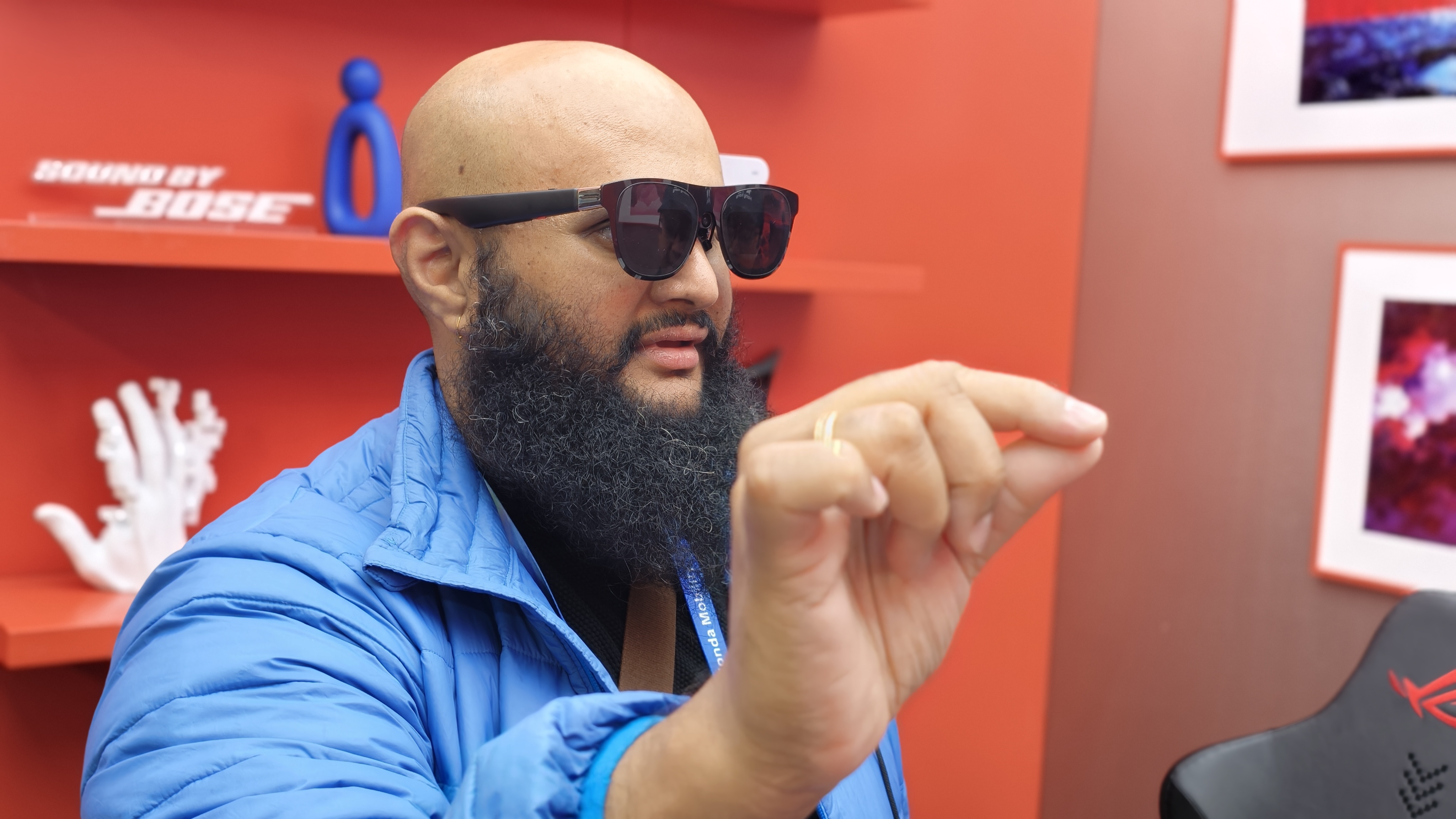 Επίδειξη ελέγχου χειρονομίας XREAL