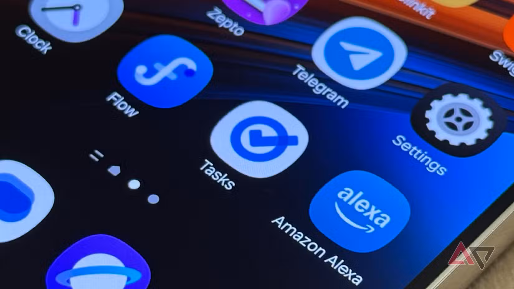 Εφαρμογή Google Tasks στην αρχική οθόνη smartphone Samsung Galaxy