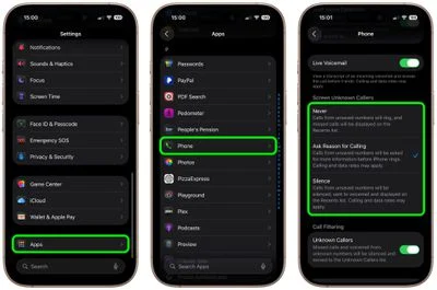 Βάλτε το iPhone σας να ρωτήσει τους καλούντες ποιοι είναι πριν απαντήσετε ρυθμίσεις
