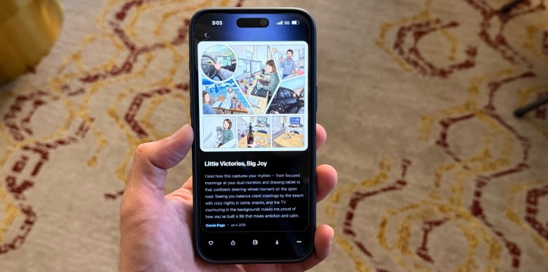 Η πιο συναρπαστική τεχνολογία που είδαμε στην CES 2026 Το Looki L1 μπορεί να δημιουργήσει μια ιστορία της ημέρας σας και να τη μοιραστεί σαν ένα HQ