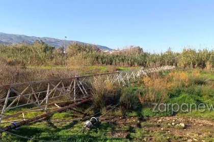 Άγνωστοι έριξαν την κεραία των Μεσαίων Κυμάτων της ΕΡΤ Χανίων στη Σούδα! - Τυπολογίες