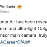 Το Honor Magic 8 Pro Air για χρήση κύριας κάμερας Pro-level 1/1,3 ιντσών