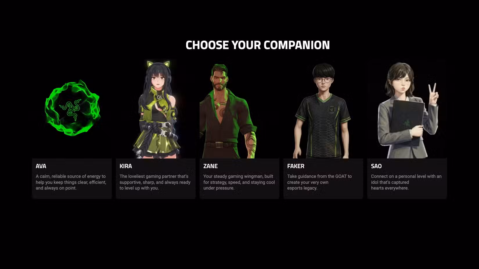 Το διαδίκτυο μισεί τον εξωφρενικό σύντροφο AI της Razer, αλλά για όλους τους λάθος λόγους Μια προωθητική εικόνα του Razer Project AVA