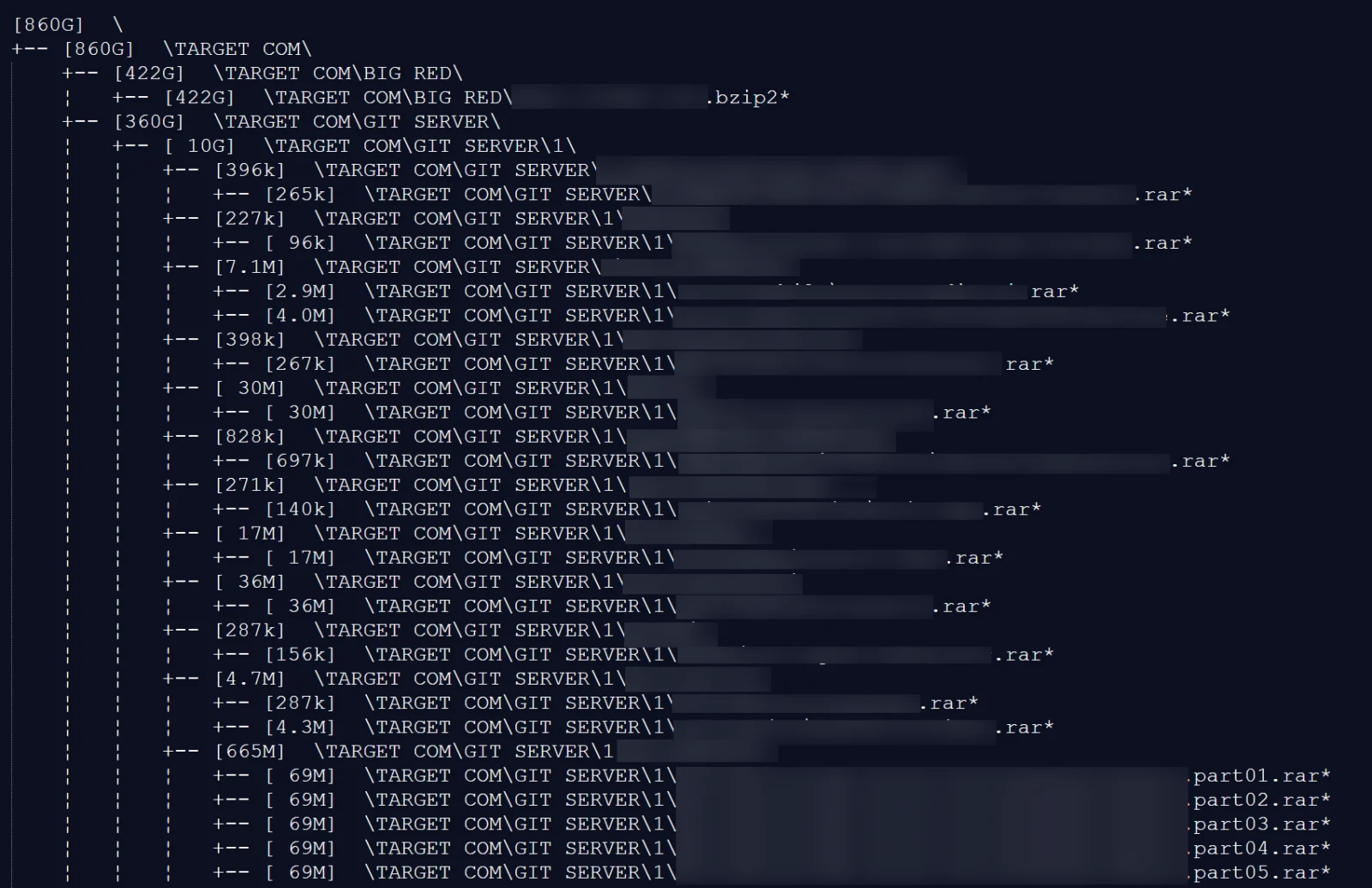 Ένα από τα αρχεία SALE.MD με λίστα καταλόγου