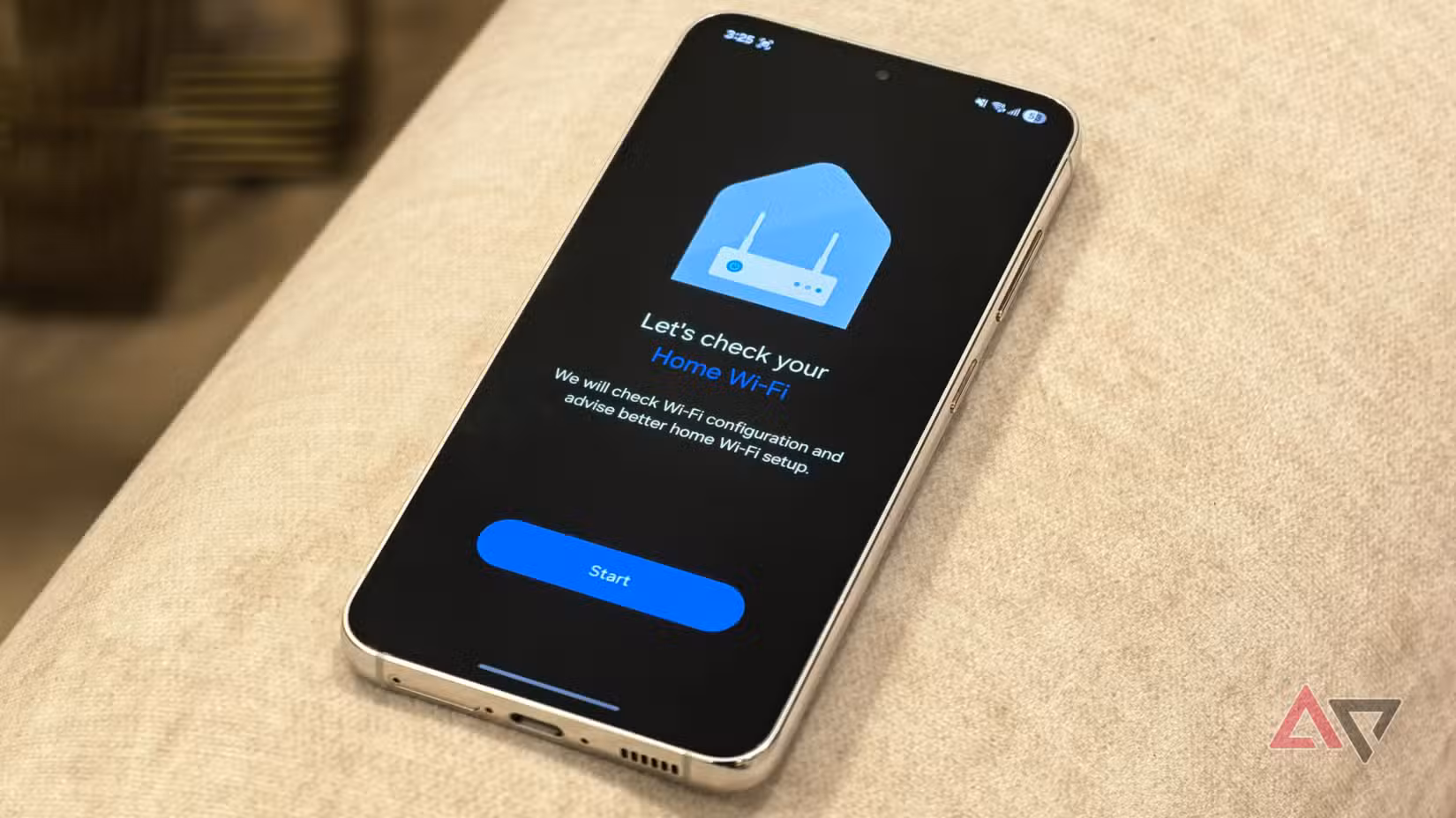 Οθόνη ρυθμίσεων Connectivity Labs με ενεργοποιημένη την επιθεώρηση Home Wi-Fi