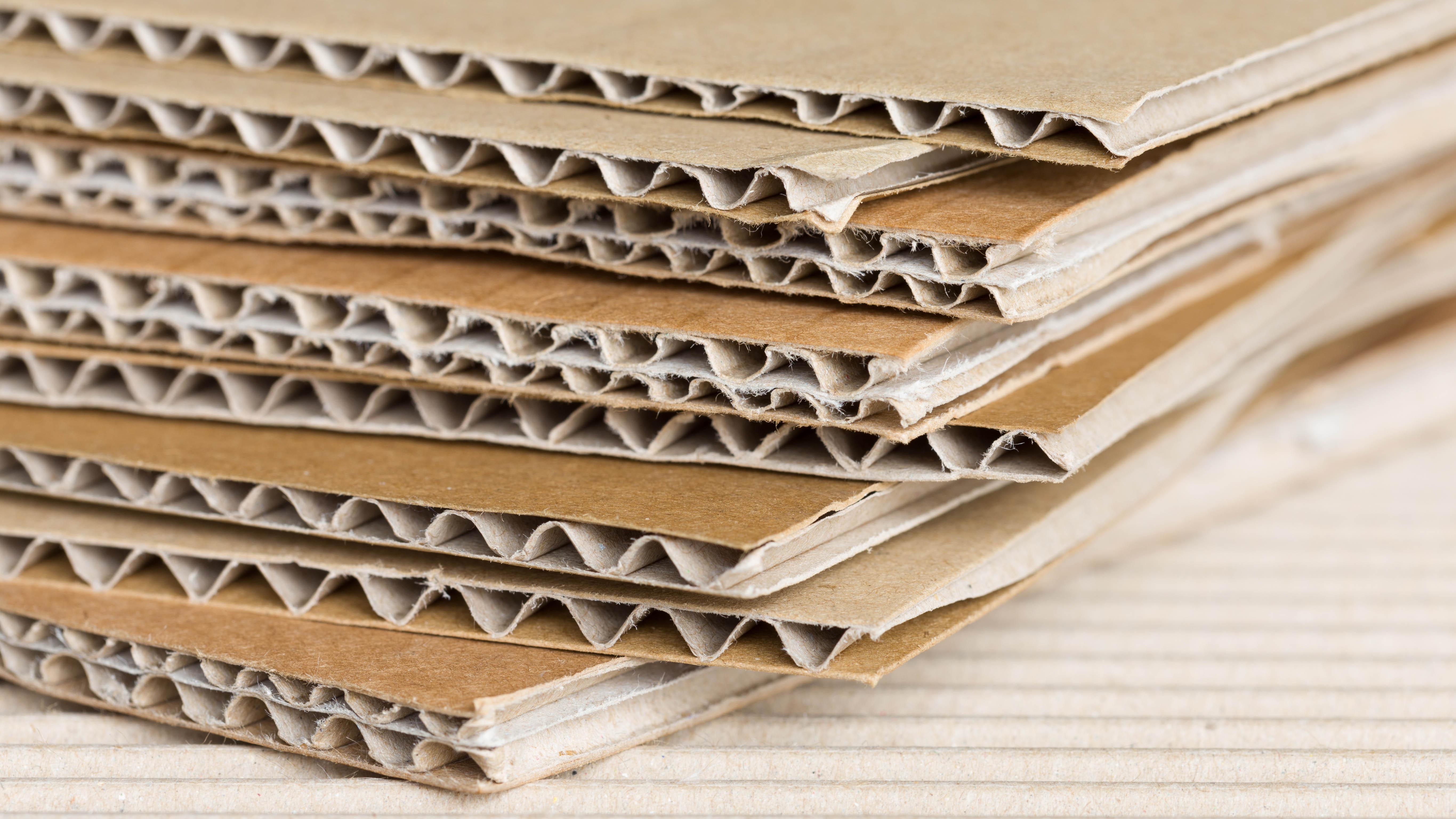 Σωρός από χαρτόνι