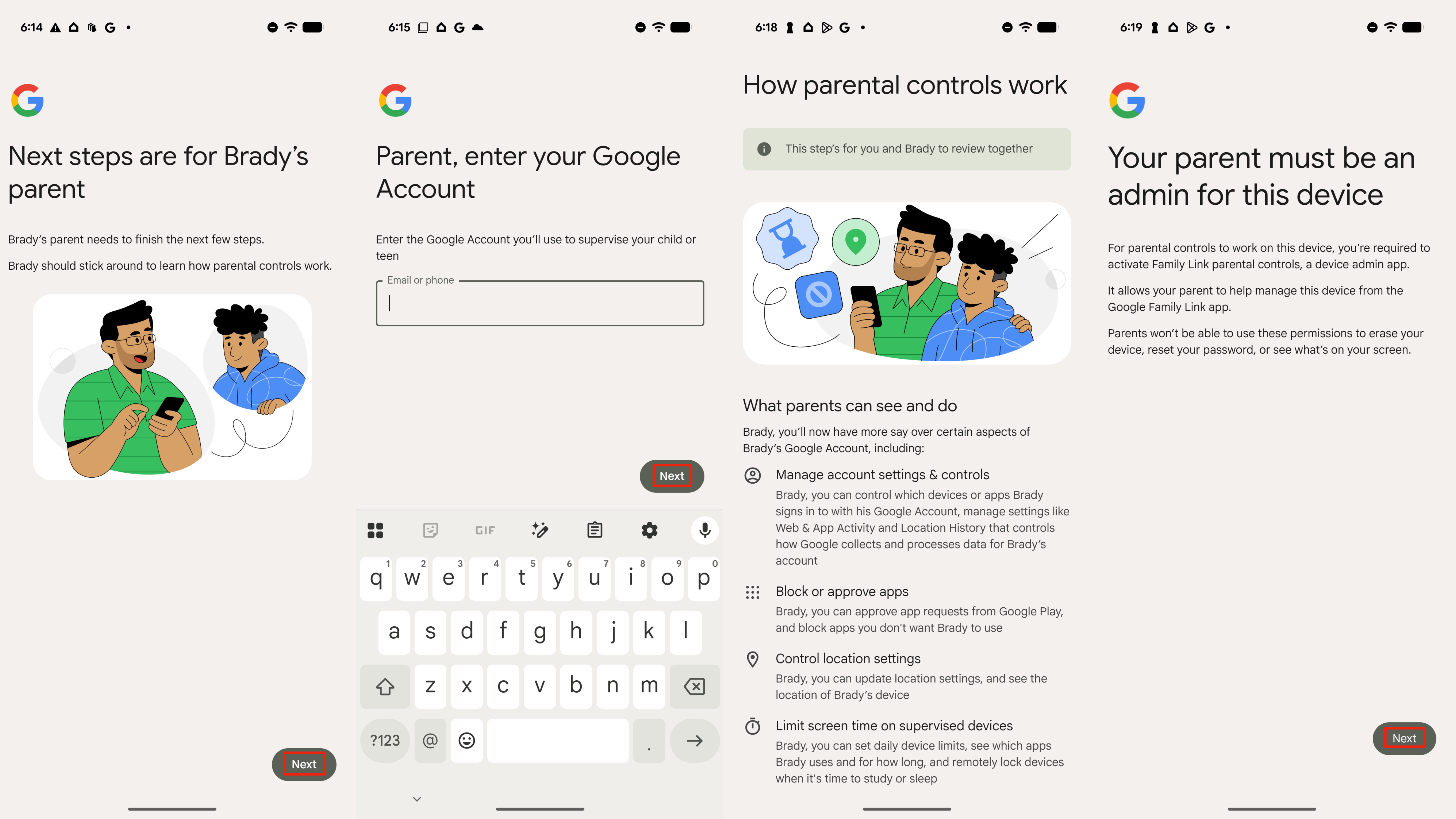 Ρύθμιση γονικού ελέγχου Android 16 σε τηλέφωνα Google Pixel.