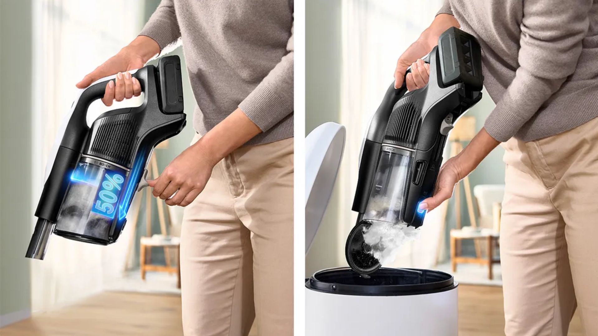 Οι ηλεκτρικές σκούπες Unlimited 9 και 10 της Bosch