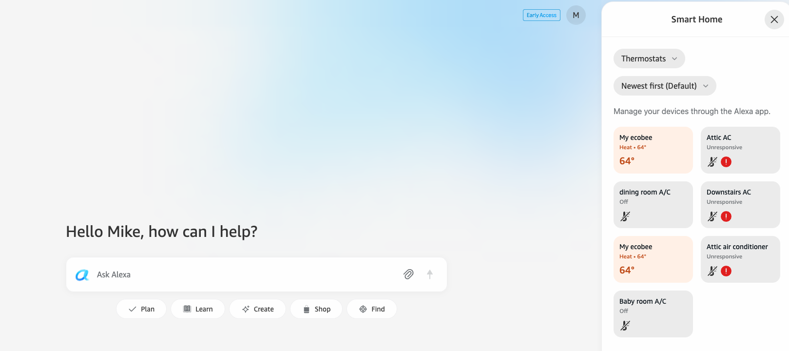 Έξυπνο σπίτι Alexa+